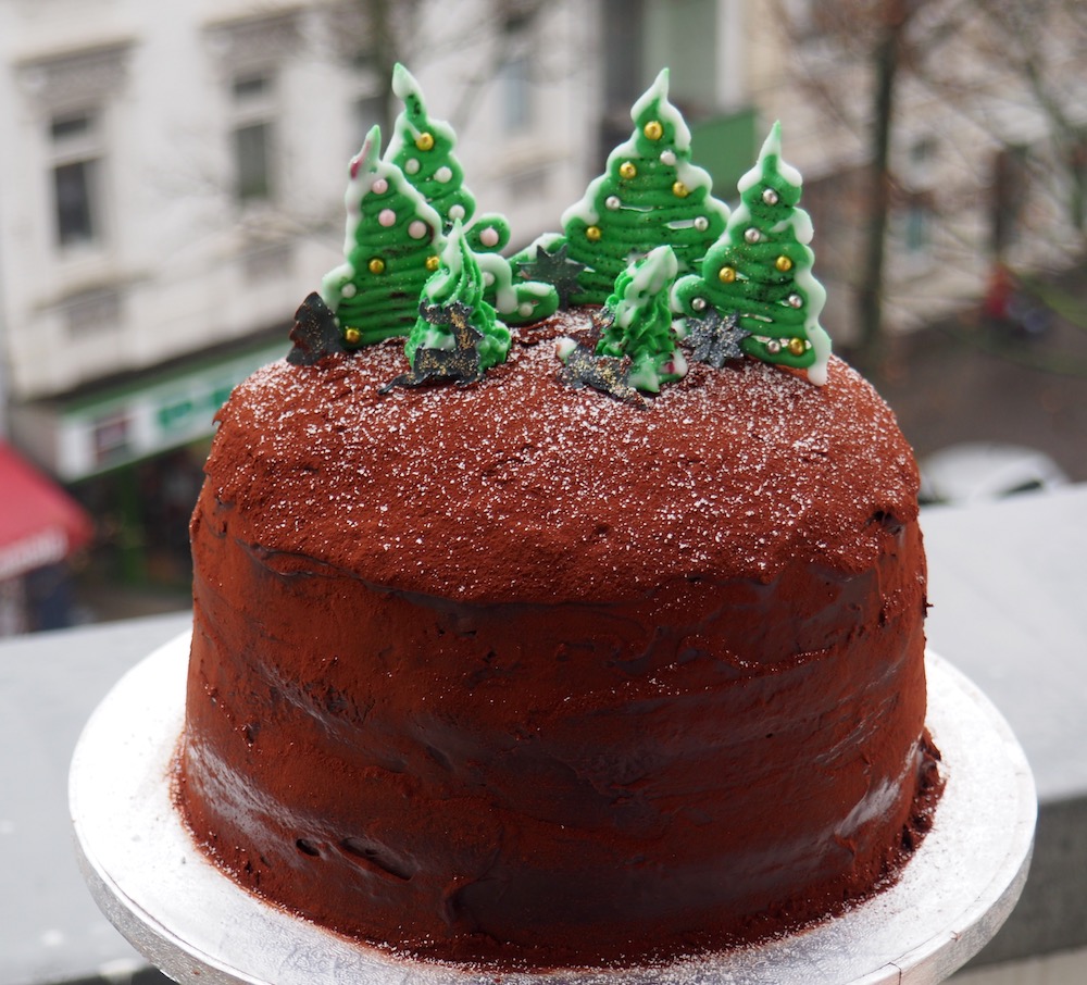 Weihnachtsbaumkuchen